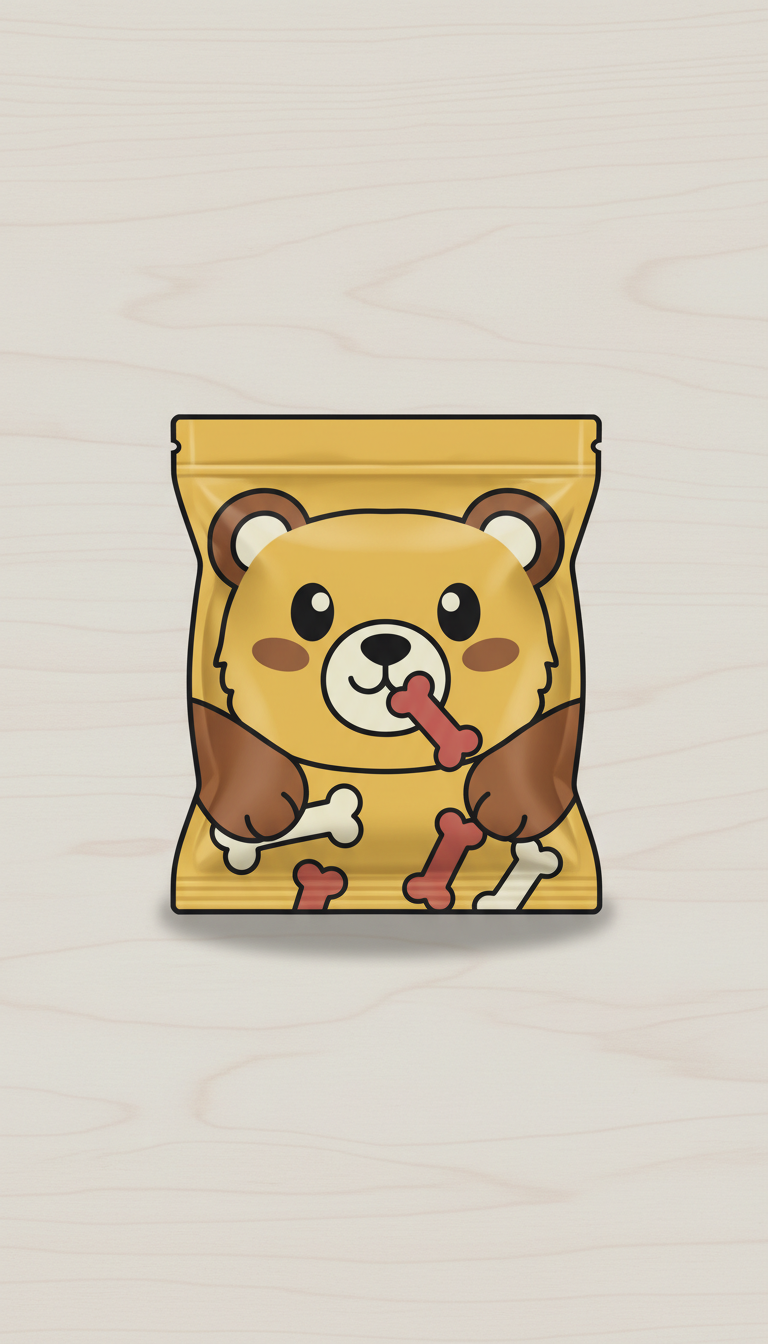 Snack Pouch With Magnetic Closure