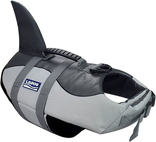 Adjustable Dog Life Jacket for Swimming - Quick-Drying, Dog Saver Vest with Safety Handle
