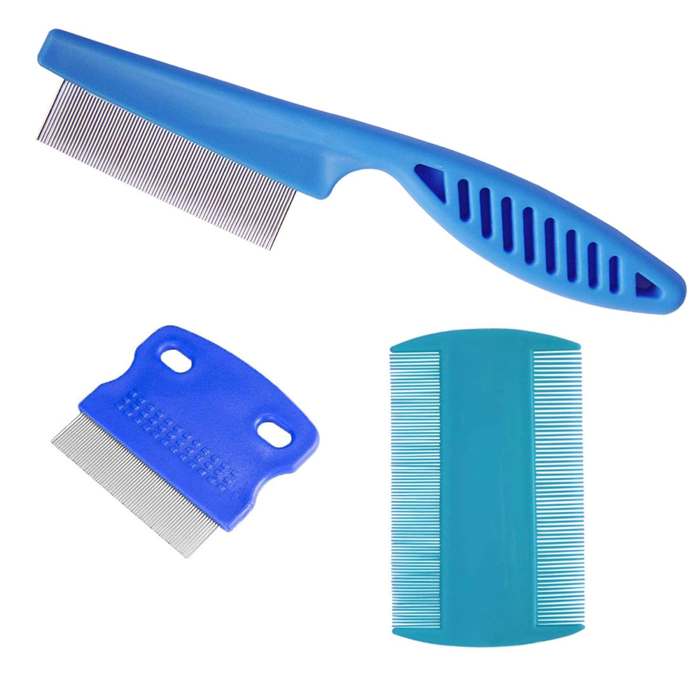 3-Piece Dog Tear Stain Remover Comb Set
