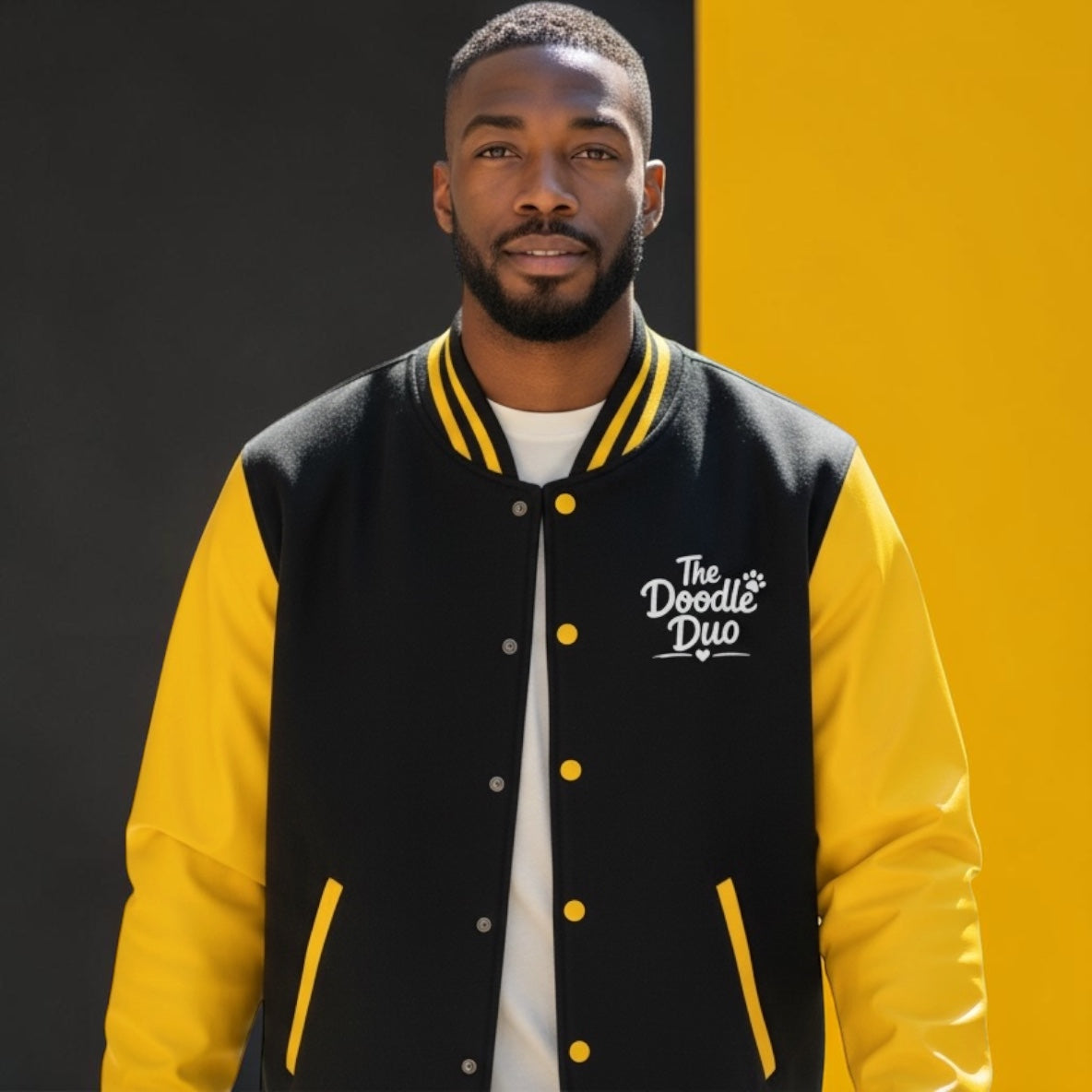 The Doodle Duo - Heavyweight letterman jacket