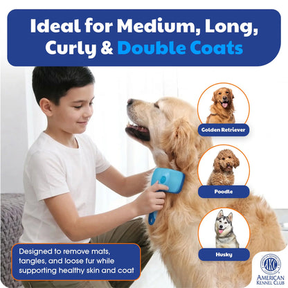Self-Cleaning Slicker Brush for Dogs & Cats