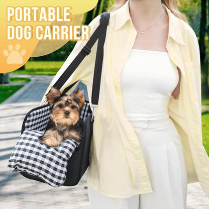 Premium Center Console Pet Car Seat – Secure Booster Bed & Anxiety Relief Travel Sleeper for Small Dogs & Cats