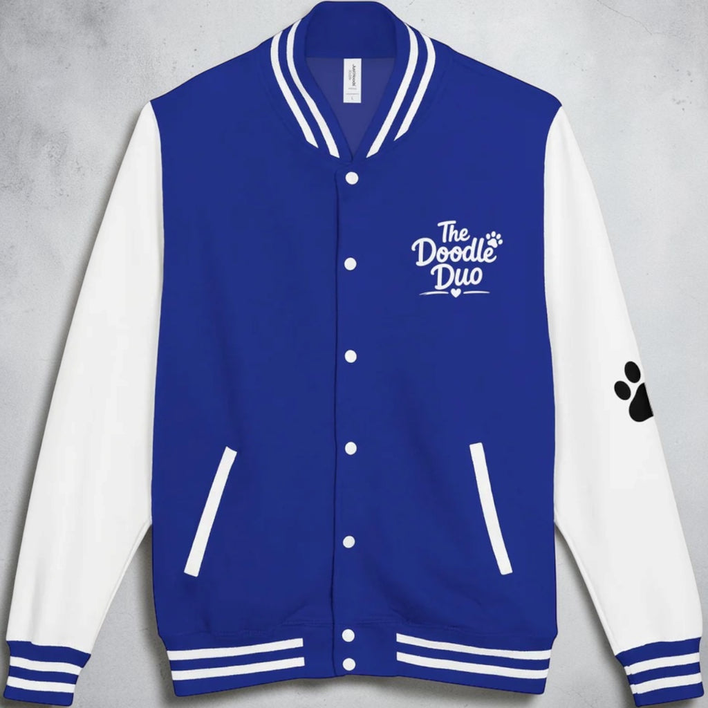 The Doodle Duo - Heavyweight letterman jacket