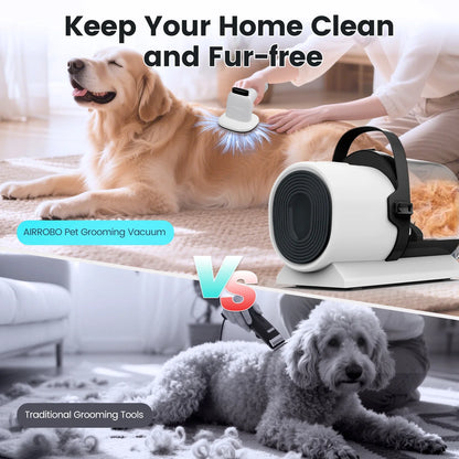 7-in-1 Pet Grooming Kit & Vacuum | 11000Pa Powerful Suction for Shedding & Hair Care